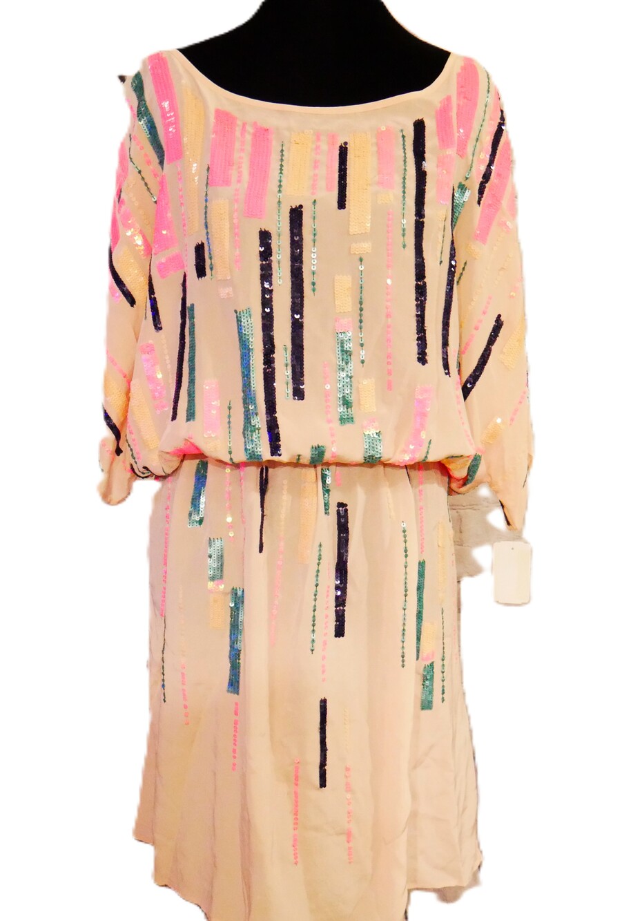 Shoshanna Sequin Dress Large PET 5959806